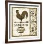 Weathervane Wisdom I-Daphné B-Framed Art Print