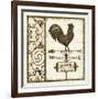 Weathervane Wisdom II-Daphné B-Framed Art Print