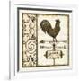 Weathervane Wisdom II-Daphné B-Framed Art Print