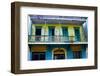 Weatherworn Balcony in Ponce, Puerto Rico-George Oze-Framed Photographic Print