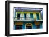 Weatherworn Balcony in Ponce, Puerto Rico-George Oze-Framed Photographic Print