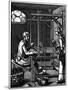 Weaver, 16th Century-Jost Amman-Mounted Giclee Print