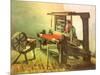 Weaver Facing Left, with Spinning Wheel, 1884-Vincent van Gogh-Mounted Giclee Print