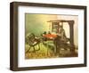 Weaver Facing Left, with Spinning Wheel, 1884-Vincent van Gogh-Framed Giclee Print