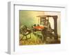 Weaver Facing Left, with Spinning Wheel, 1884-Vincent van Gogh-Framed Giclee Print