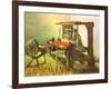 Weaver Facing Left, with Spinning Wheel, 1884-Vincent van Gogh-Framed Giclee Print