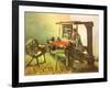 Weaver Facing Left, with Spinning Wheel, 1884-Vincent van Gogh-Framed Giclee Print