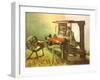 Weaver Facing Left, with Spinning Wheel, 1884-Vincent van Gogh-Framed Giclee Print