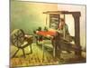 Weaver Facing Left, with Spinning Wheel, 1884-Vincent van Gogh-Mounted Giclee Print