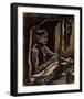 Weaver Facing Right-Vincent van Gogh-Framed Art Print