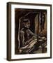 Weaver Facing Right-Vincent van Gogh-Framed Art Print