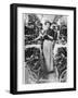 Weaver in a Lancashire Cotton Mill-null-Framed Photographic Print