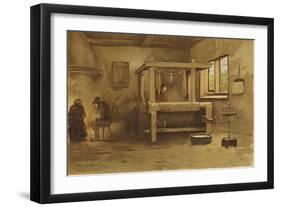 Weaver's Workshop, Netherlands, 16th Century-Willem II Steelink-Framed Giclee Print