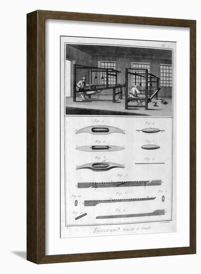 Weavers, 1751-1777-Denis Diderot-Framed Giclee Print