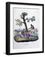 Weavers, 1828-Marlet et Cie-Framed Giclee Print