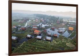 Weaving, Inle Lake, Shan State, Myanmar (Burma), Asia-Janette Hill-Framed Photographic Print