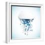 Web Cloud Technology Bussines Abstract. Vector-Alexandr Omelchenko-Framed Art Print