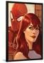 Web of Spider-Man No.11 Cover: Mary Jane Watson in front of a Poster-Jelena Djurdjevic-Lamina Framed Poster