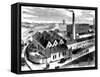 Webb's Chemical Factory, Diglis, Worcestershire, C1860-null-Framed Stretched Canvas