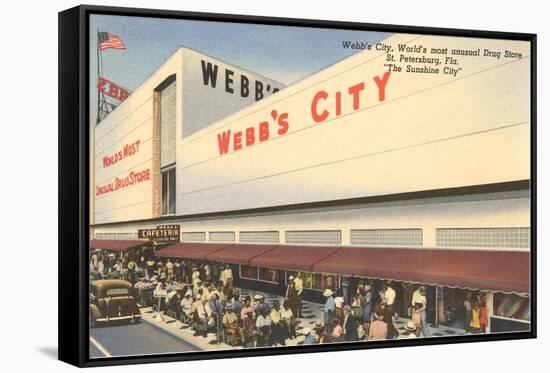 Webb's City Drug Store, St. Petersburg, Florida-null-Framed Stretched Canvas