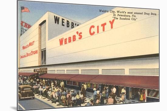 Webb's City Drug Store, St. Petersburg, Florida-null-Mounted Premium Giclee Print