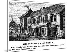 Weber Birthplace-null-Mounted Art Print