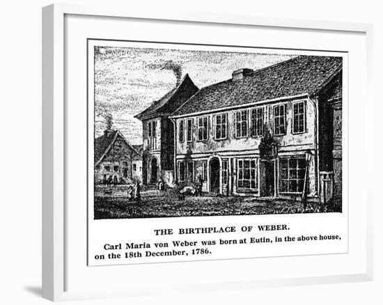 Weber Birthplace-null-Framed Art Print