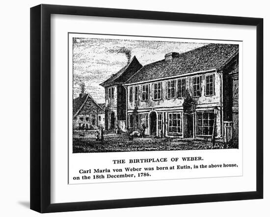 Weber Birthplace-null-Framed Art Print