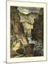 Weber Canyon-null-Mounted Art Print