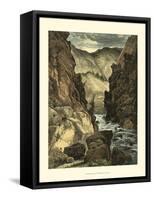 Weber Canyon-null-Framed Stretched Canvas