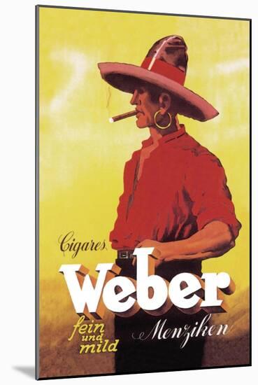 Weber Cigars-null-Mounted Art Print