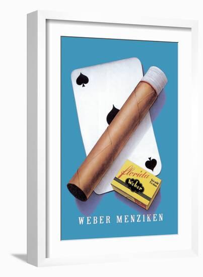 Weber Menziken Cigars-Niklaus Stoecklin-Framed Art Print