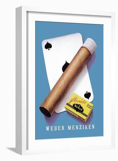 Weber Menziken Cigars-Niklaus Stoecklin-Framed Art Print