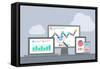 Website and Mobile Analytics-bloomua-Framed Stretched Canvas