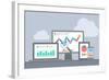 Website and Mobile Analytics-bloomua-Framed Art Print