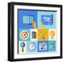 Website Development Illustration Concept-bloomua-Framed Art Print