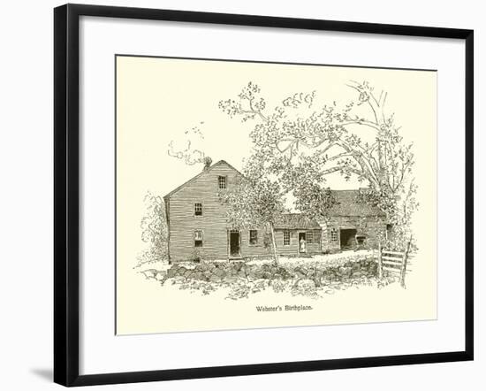 Webster's Birthplace-null-Framed Giclee Print