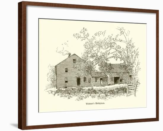 Webster's Birthplace-null-Framed Giclee Print