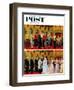 "Wedding and Rehearsal" Saturday Evening Post Cover, June 2, 1956-Earl Mayan-Framed Giclee Print