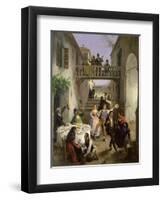 Wedding at Brianza, 1873-Angelo Inganni-Framed Giclee Print