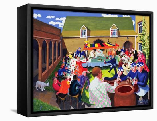 Wedding at Cana, 2001-Dinah Roe Kendall-Framed Stretched Canvas
