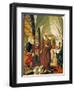 Wedding at Cana, Panel from Stories of Christ, St Wolfgang Altarpiece, 1479-1481-Michael Pacher-Framed Giclee Print