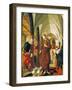 Wedding at Cana, Panel from Stories of Christ, St Wolfgang Altarpiece, 1479-1481-Michael Pacher-Framed Giclee Print