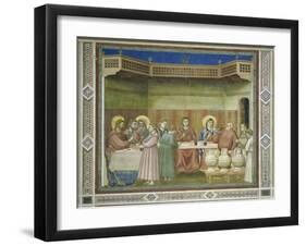 Wedding at Cana-Giotto di Bondone-Framed Giclee Print