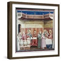 Wedding at Cana-Giotto di Bondone-Framed Giclee Print