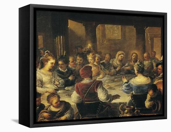 Wedding at Cana-Luca Giordano-Framed Stretched Canvas