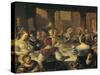 Wedding at Cana-Luca Giordano-Stretched Canvas