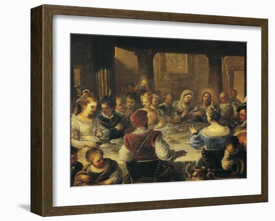 Wedding at Cana-Luca Giordano-Framed Giclee Print