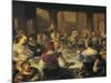 Wedding at Cana-Luca Giordano-Mounted Giclee Print