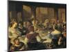 Wedding at Cana-Luca Giordano-Mounted Giclee Print